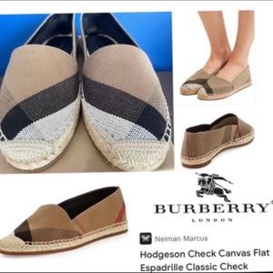 Hodgeson Check Canvas Flat Espadrille Classic